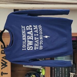 Women's Size Small Harry Potter Sweater I Solemnly Swear That I Am Up To No Good